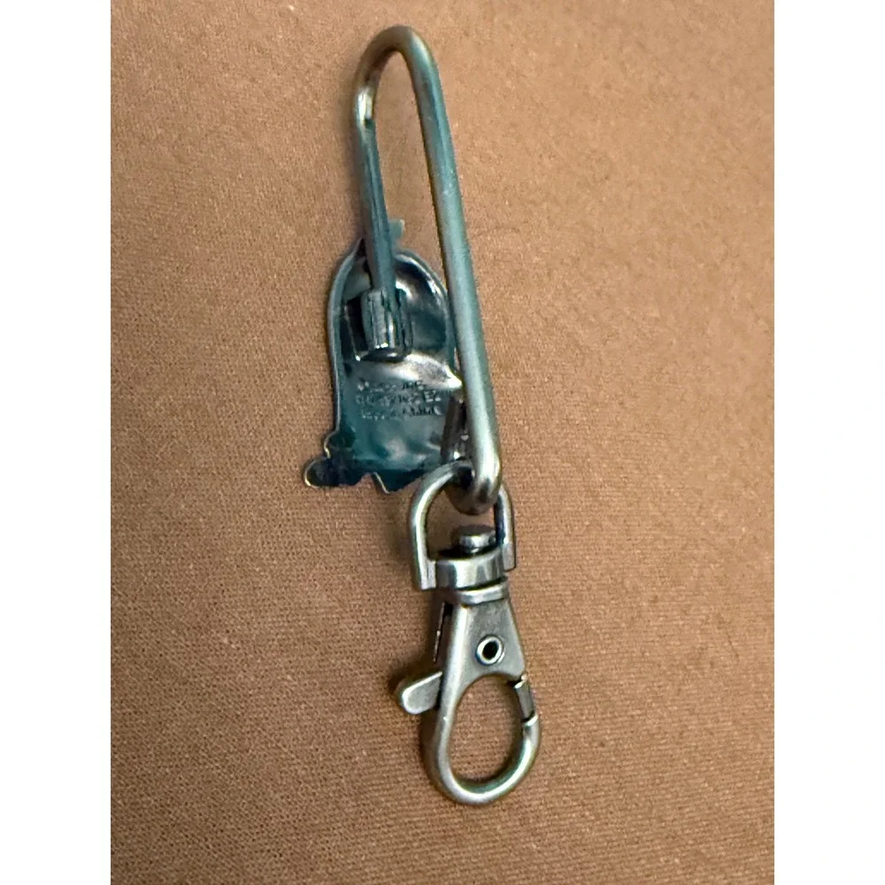 Alexx Inc Finders Key Purse Hook Dog Bone Silver Red Enamel Bag Accessory Puppy